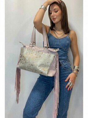 Lorelei Med Premium Fringed Handbag